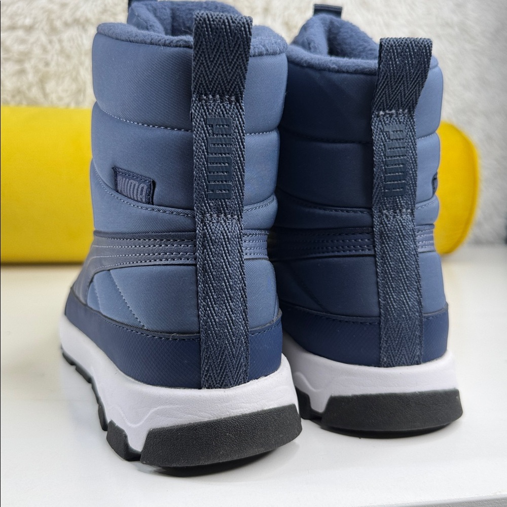 PUMA Unisex-Child Evolve Boot Rain Shoe, Size 5, 💙 Inky Blue/Persian Blue/White - Picture 7 of 15